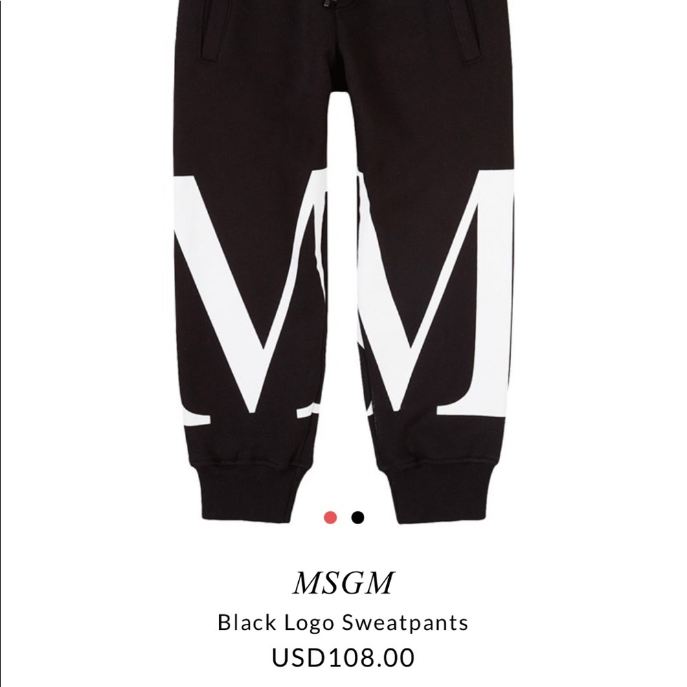 MSGM hoody and pant set kids size 8 - Picture 3 of 8